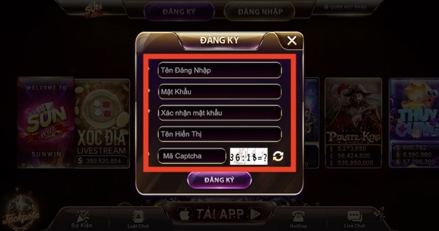 Đăng ký Sunwin: Hướng dẫn thao tác chi tiết và chính xác nhất 3 Hướng dẫn chi tiết các bước đăng ký tại Sunwin chính xác