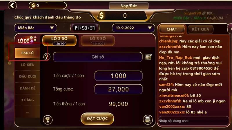 Lô Đề Sunwin: Bộ môn ưa thích của đông đảo Lô thủ 3 Chơi bao lô tại lô đề Sunwin