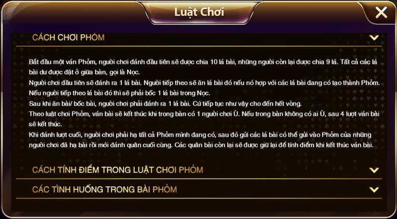Phỏm Sunwin: Cách chơi game bài từ A đến Z cho tân thủ 3 Quy tắc cơ bản trong trò chơi bài Phỏm