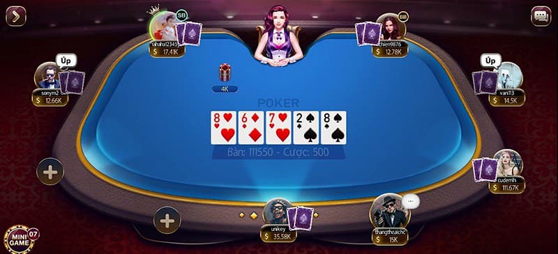 Poker Sunwin: Khám phá cách chơi game bài chi tiết nhất 4 Các hành động cược trong Poker